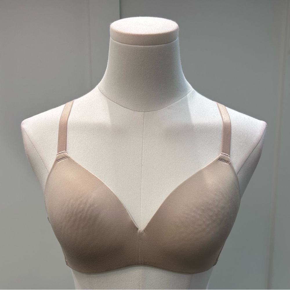 Wacoal b.tempt'd Future Foundation Wire Free T-Shirt Bra NWT 34D in Au Natural - Picture 3 of 7
